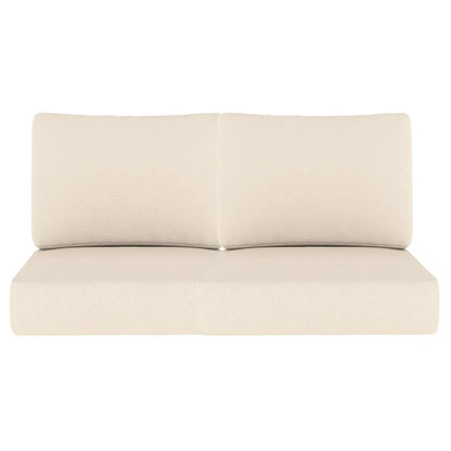 Outdoor Sunbrella Cushions for Chair, Loveseat or Couch - Canvas Flax