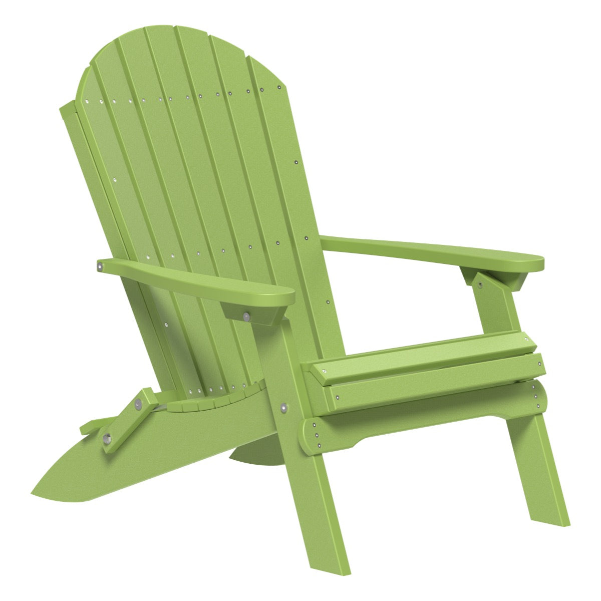 PFACLG-Poly-Folding-Adirondack-Chair-Lime-Green