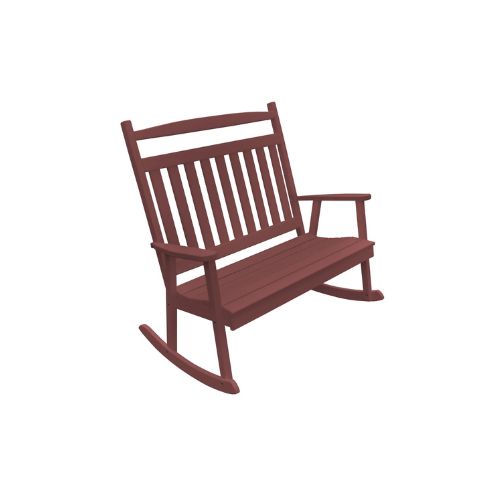 Poly Classic Porch Rocker - 5 ft Cherry Wood