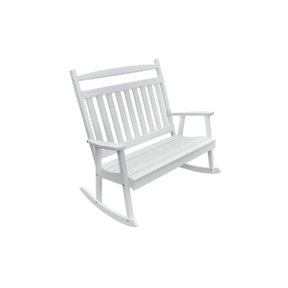 Poly Classic Porch Rocker - 5 ft white