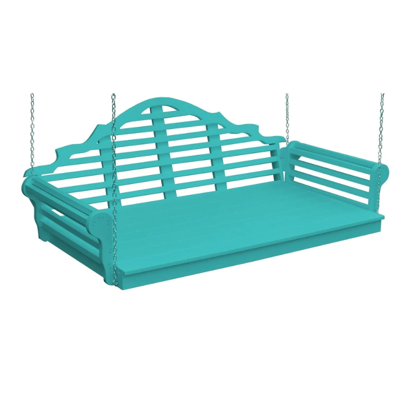 Poly Marlboro Swing Bed - Caribbean Blue
