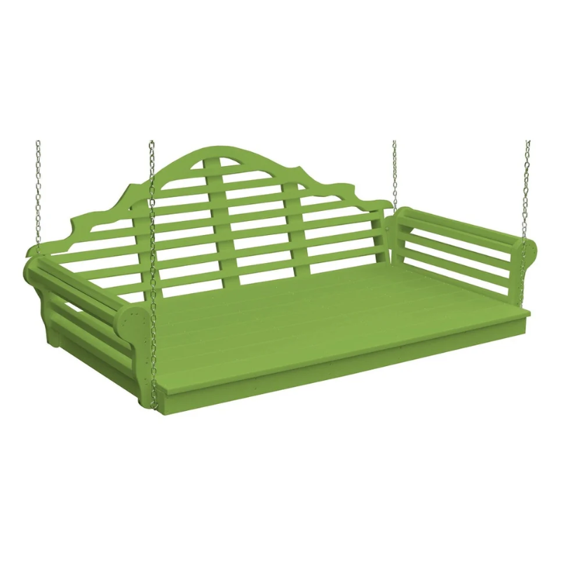 Poly Marlboro Swing Bed - Lime Green