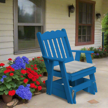 Poly Royal English Glider Chair - Easy Breezy Porch Swings