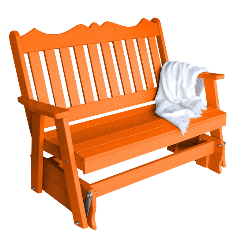 Poly Royal English Gliding Chair1 - Orange