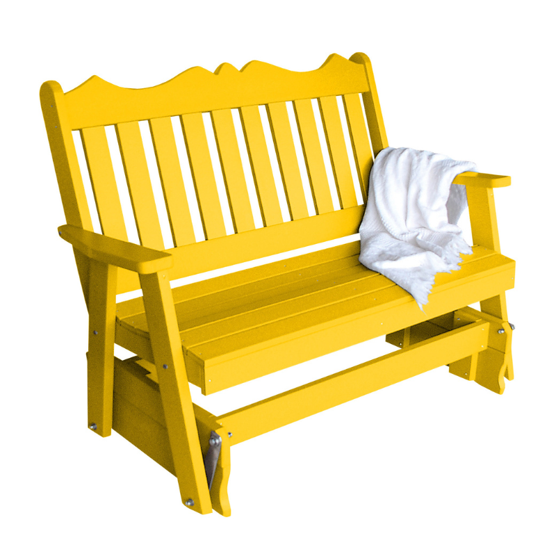 Poly Royal English Gliding Chair1 - Yellow