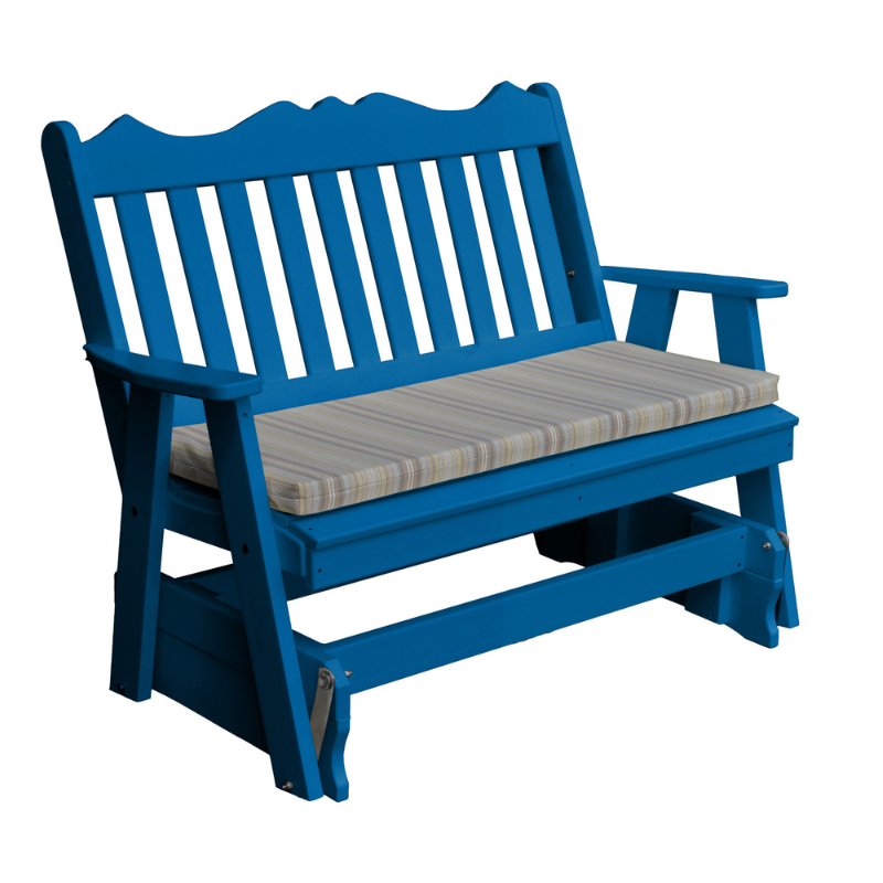 Poly Royal English Gliding Chair - Blue