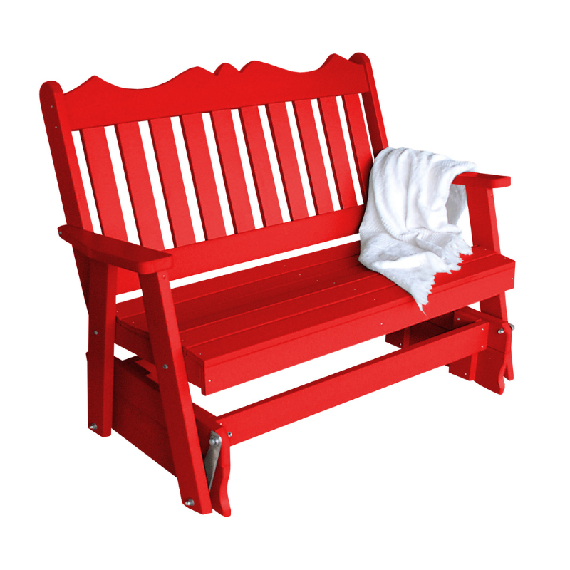 Poly Royal English Gliding Chair - Bright Red