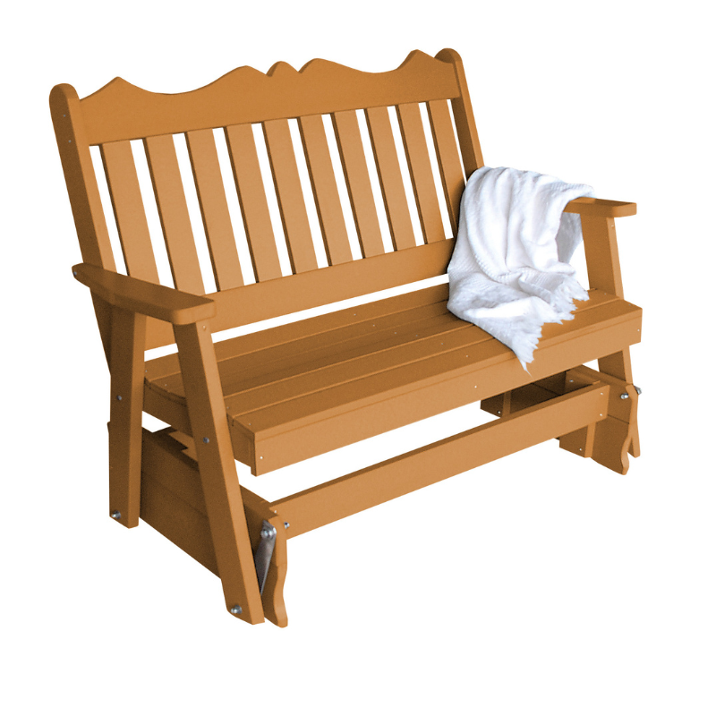 Poly Royal English Gliding Chair - Cedar