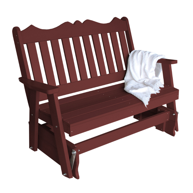 Poly Royal English Gliding Chair - Cherry Wood