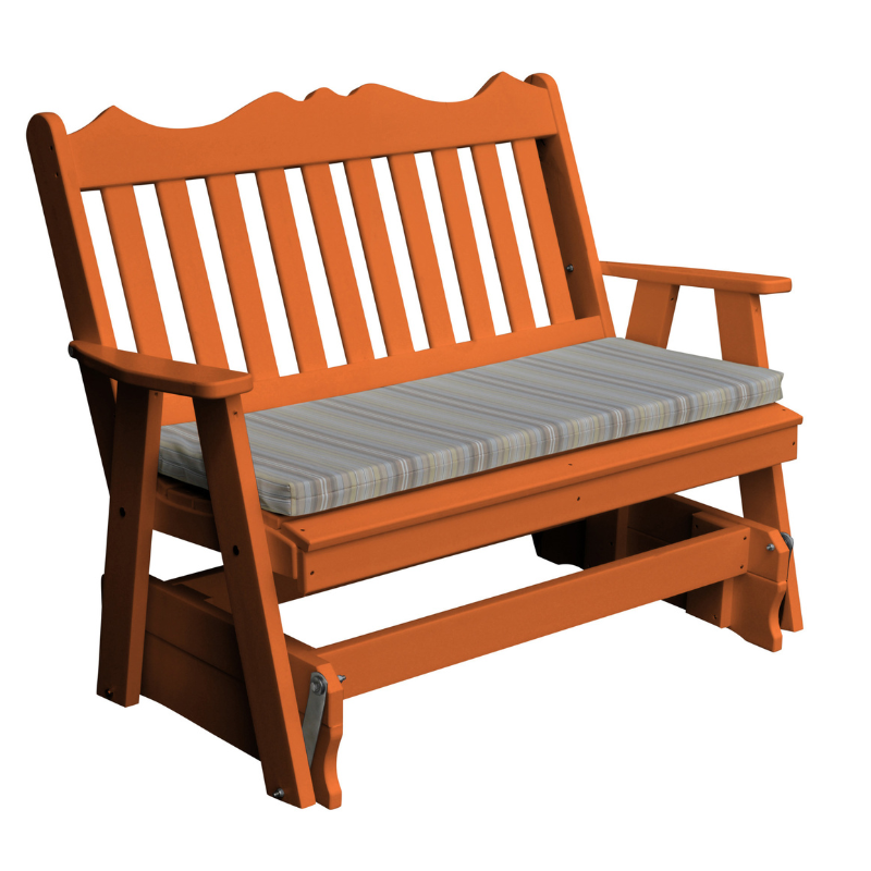 Poly Royal English Gliding Chair - Orange