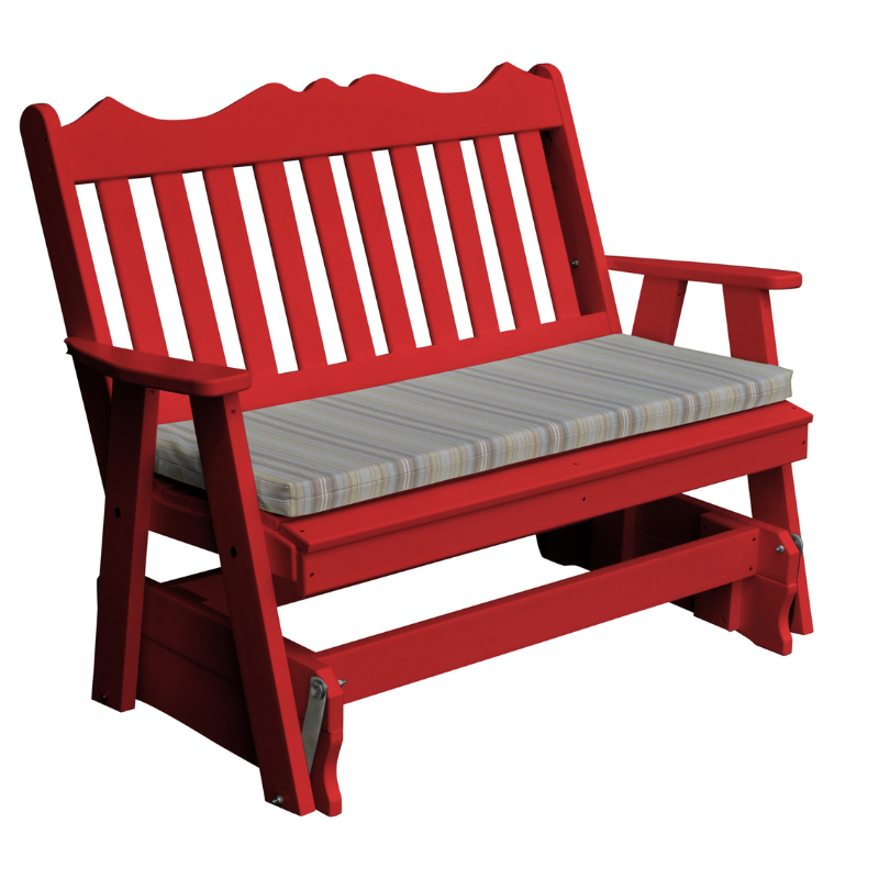 Poly Royal English Gliding Chair - Red