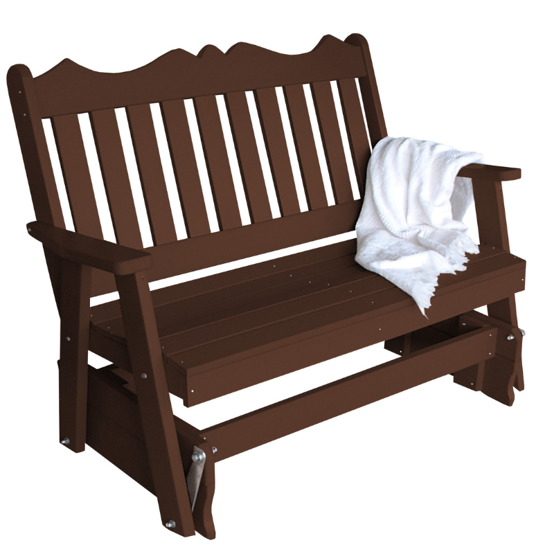Poly Royal English Gliding Chair - Tudor Brown