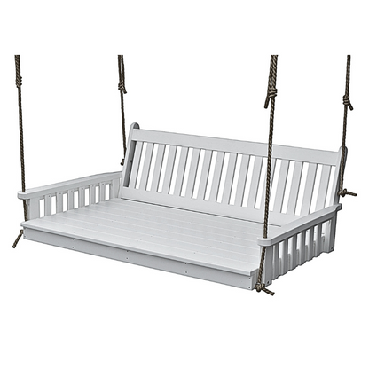 Poly Traditional English Swing Bed White