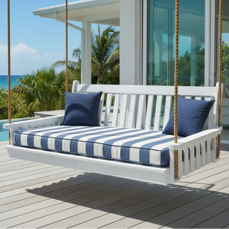 Poly Winslow Swing Bed by PorchCraft - Easy Breezy Porch Swings