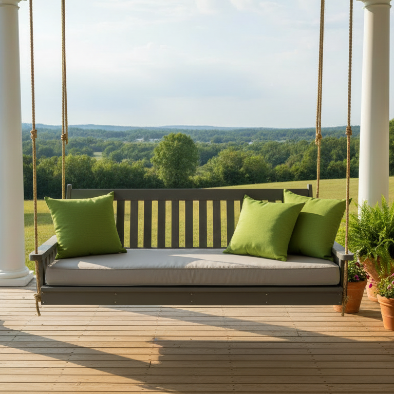 Poly Winslow Swing Bed by PorchCraft - Easy Breezy Porch Swings