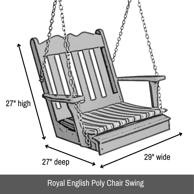 Royal English Poly Chair Swing