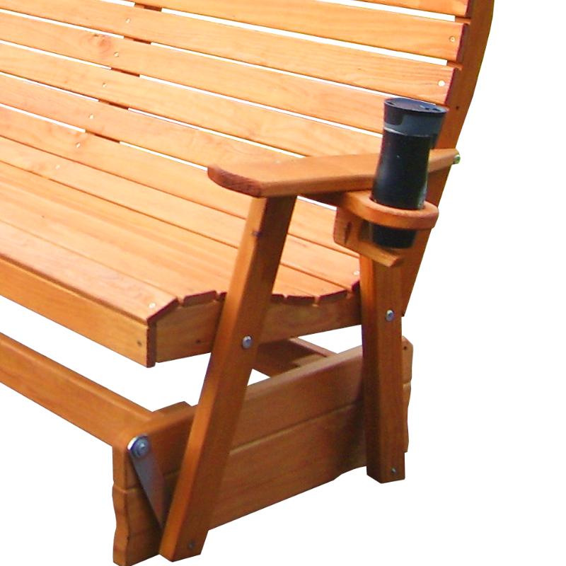 Royal English Red Cedar Porch Glider