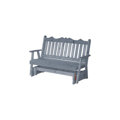 Royal English Red Cedar Porch Glider - Gray Stain