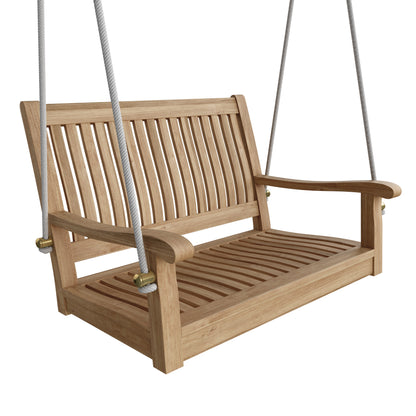 Classic 36" Teak Swing - Easy Breezy Porch Swings