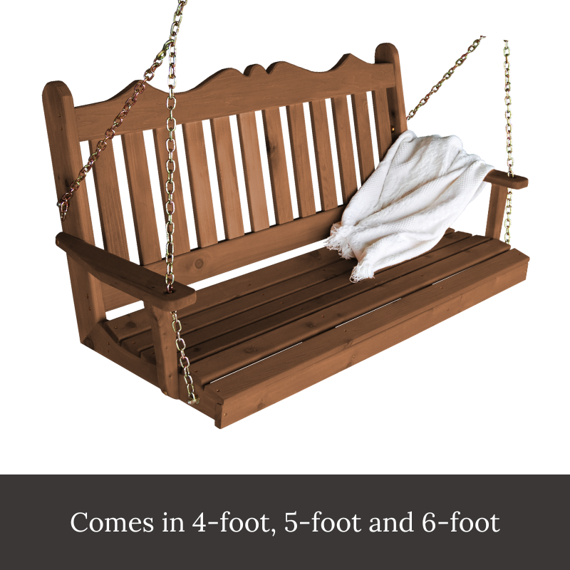PorchCraft Cedar Porch Swing