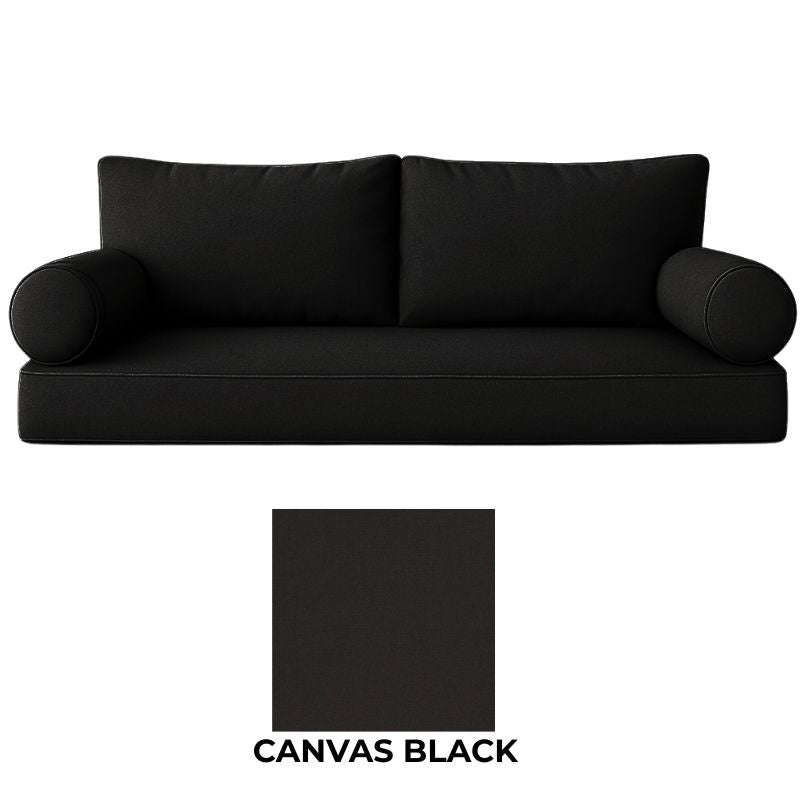 Sunbrella "Customized for You" Swing Bed Mattress & Cushion Set - Canvas Black