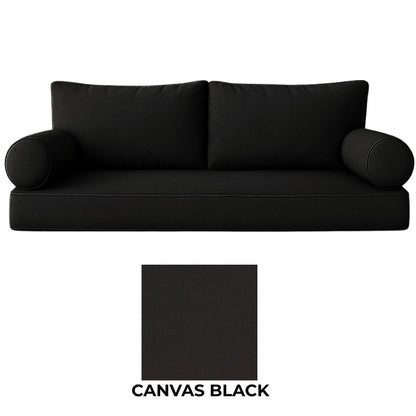 Sunbrella "Customized for You" Swing Bed Mattress & Cushion Set - Canvas Black