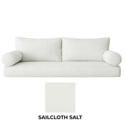 Sunbrella "Customized for You" Swing Bed Mattress & Cushion Set - Sailcloth Salt