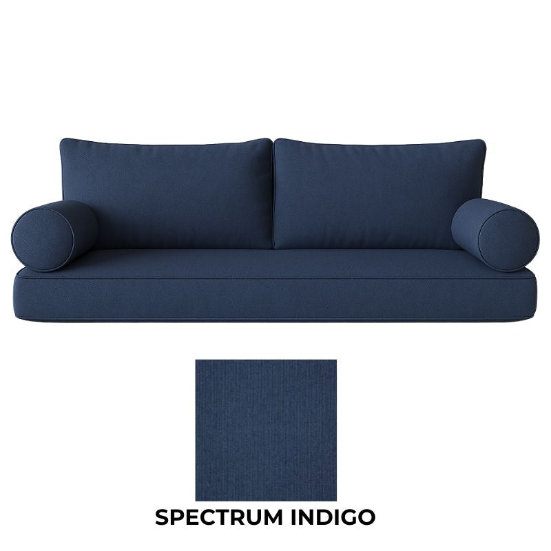 Sunbrella "Customized for You" Swing Bed Mattress & Cushion Set - Spectrum Indigo