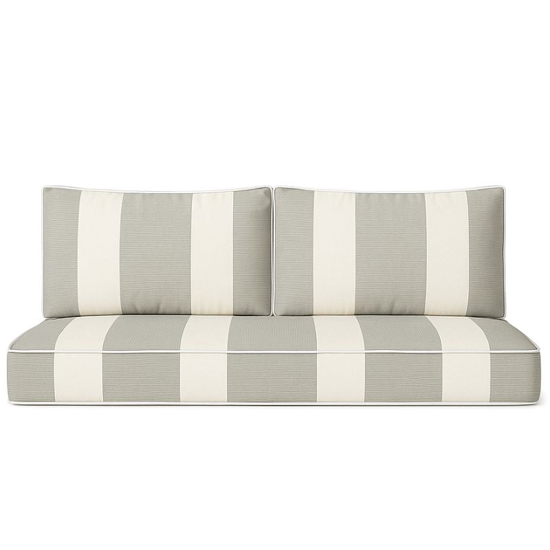 Sunbrella Loveseat Cushion Set - Solana_Seagull