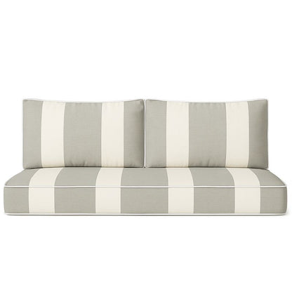 Sunbrella Loveseat Cushion Set - Solana_Seagull