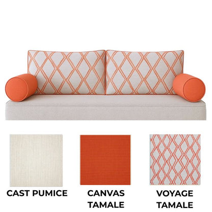 Sunbrella set with Canvas Tamale and Voyage Tamale 