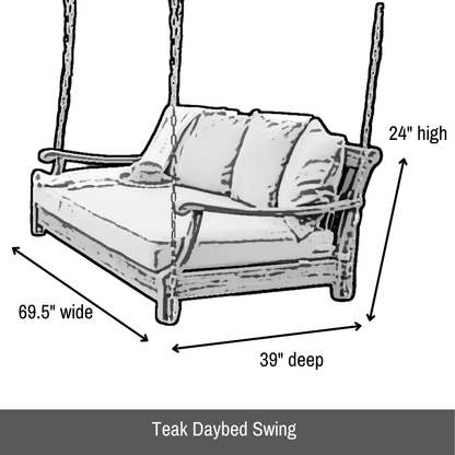 Teak Daybed Swing