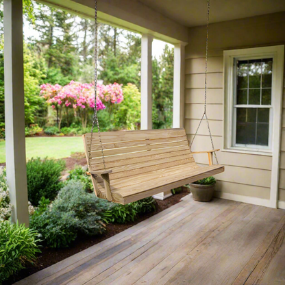 The Ashby Porch Swing - Unstained