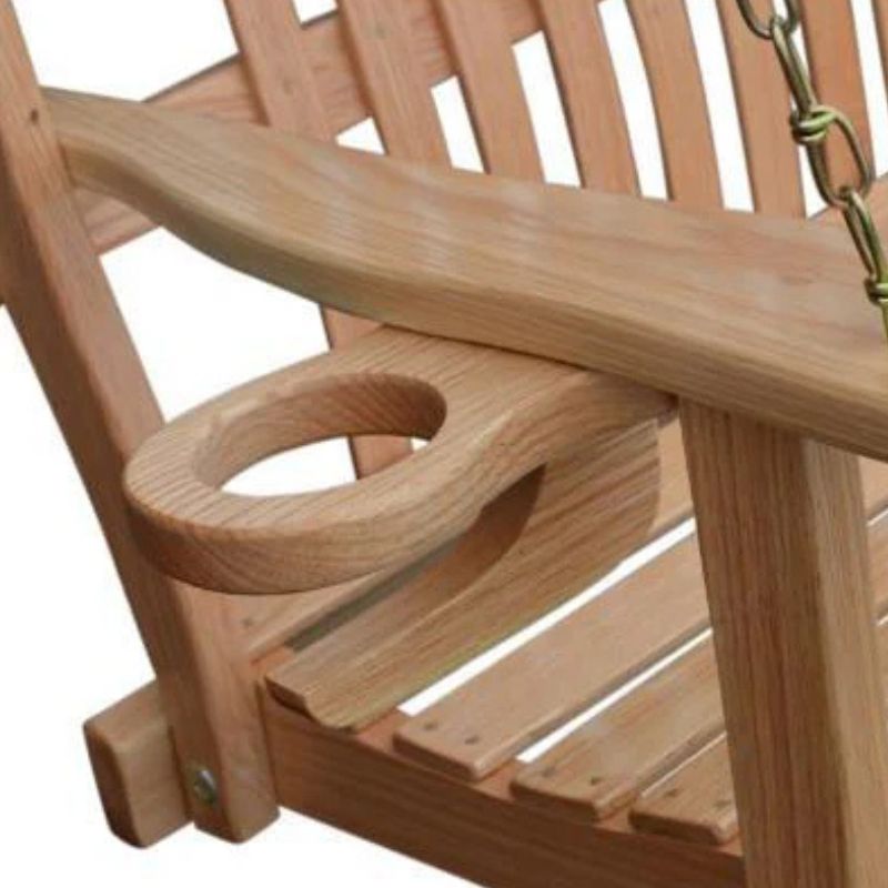 The Ashby Porch Swing - zoom1 Unstained