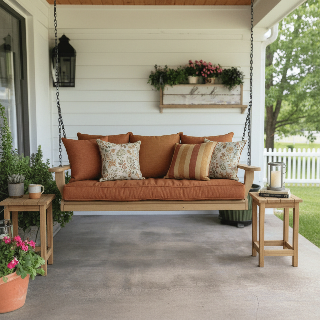 Three-Person Porch Swings – Spacious Comfort for Your Porch