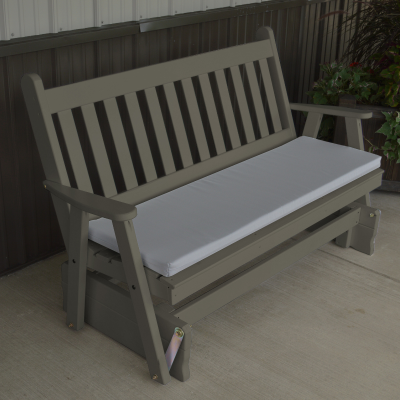 Traditional English Glider - Olive Gray Paint