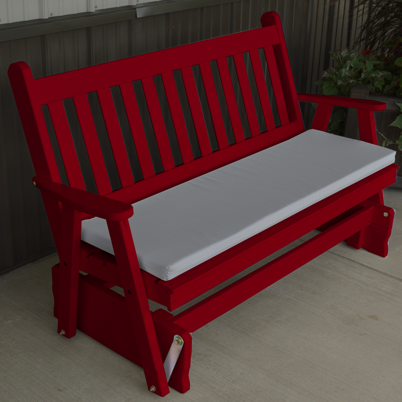 Traditional English Glider - Tractor Red Paint