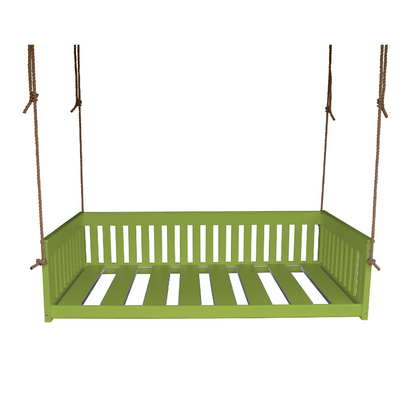 Twin Mission Hanging Daybed1 - Lime Green Paint