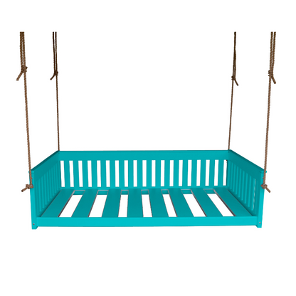 Twin Mission Hanging Daybed - Caribbean Blue Paint