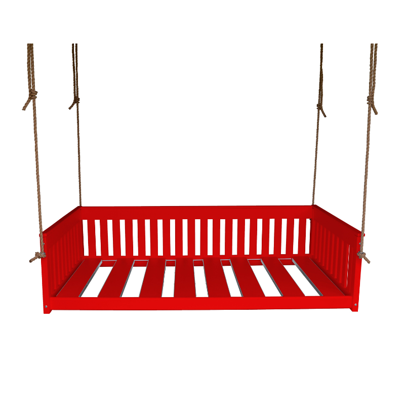 Twin Mission Hanging Daybed - Tractor Red Paint