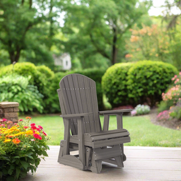 LuxCraft 2 Foot Adirondack Glider - Easy Breezy Porch Swings