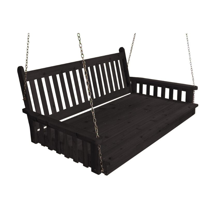 Winslow Cedar Swing Bed - Charcoal