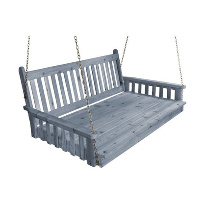 Winslow Cedar Swing Bed - Gray