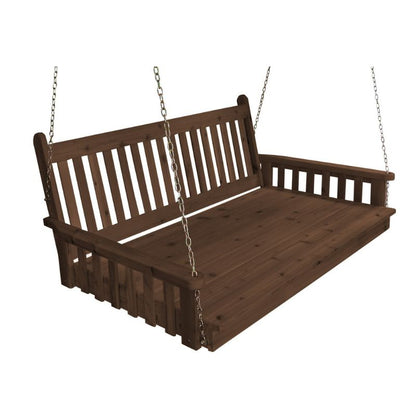 Winslow Cedar Swing Bed - Mushroom