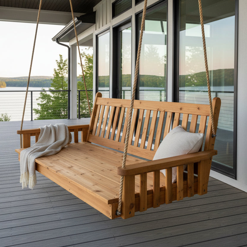 Winslow Cedar Swing Bed by PorchCraft