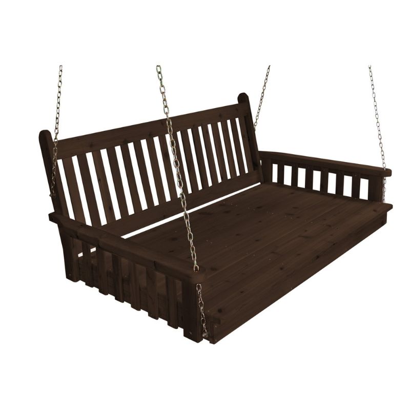 Winslow Cedar Swing Bed - Walnut