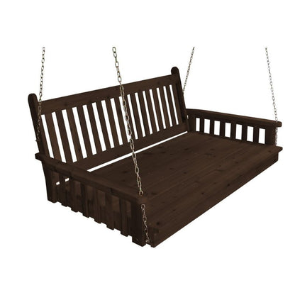 Winslow Cedar Swing Bed - Walnut
