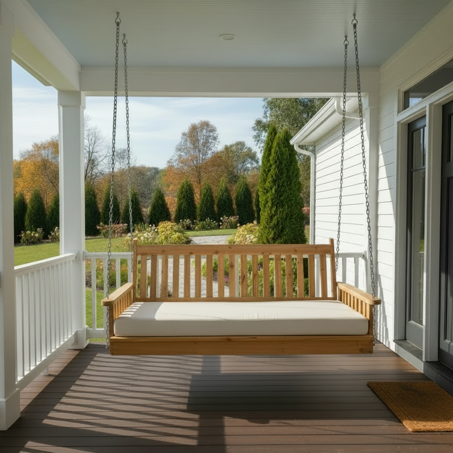 PorchCraft Winslow Pine Swing Bed