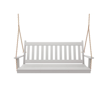 Winslow Porch Swing (Cedar or Pine) - White Paint