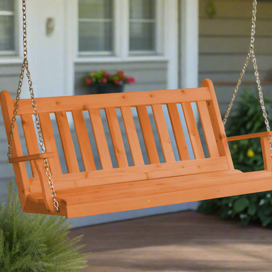 Winslow Porch Swing (Cedar or Pine) by PorchCraft